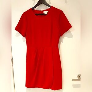 Club Monaco Short Sleeve Little Red Dress Size 6